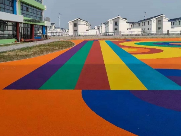 自贡市学校地坪塑胶地坪 - 厂家